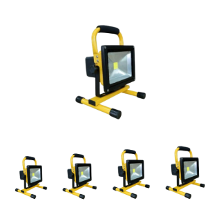 Đèn pha LED tích điện cao cấp [PH-SA-PP80] 50W | Saco
